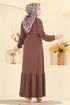 الفستان بيج وردي 718PM271-MS - Thumbnail