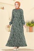 Dress 7575ERK1158-MS Pattern 2 Emerald - Thumbnail