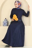 U.Z. - Dress 7610UZ662-MS Navy Blue