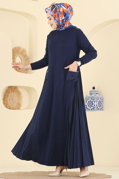 U.Z. - Dress 7610UZ662-MS Navy Blue - 417577