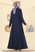 Dress 7610UZ662-MS Navy Blue - Thumbnail