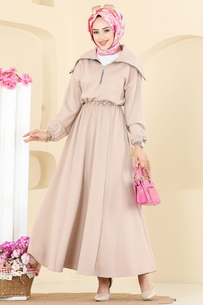 T.E.G. - Dress 8008TEG847-MS Stone - 410785