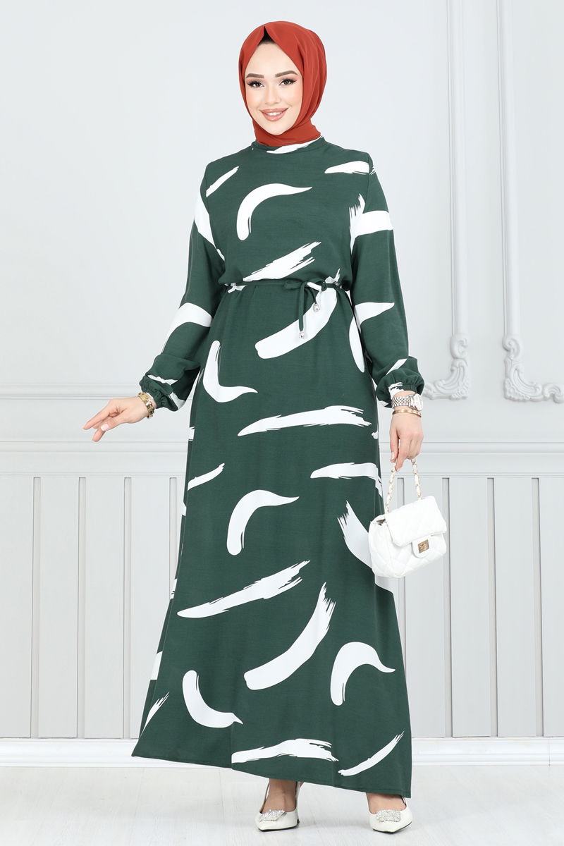 Dress 800OZN1046-MS Emerald