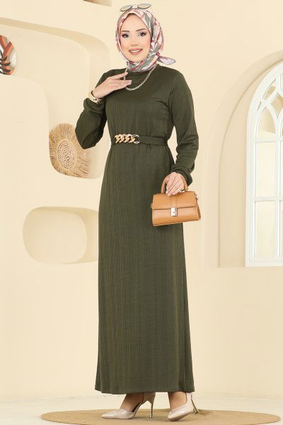 U.Z. - Dress 8020UZ662-MS Khaki