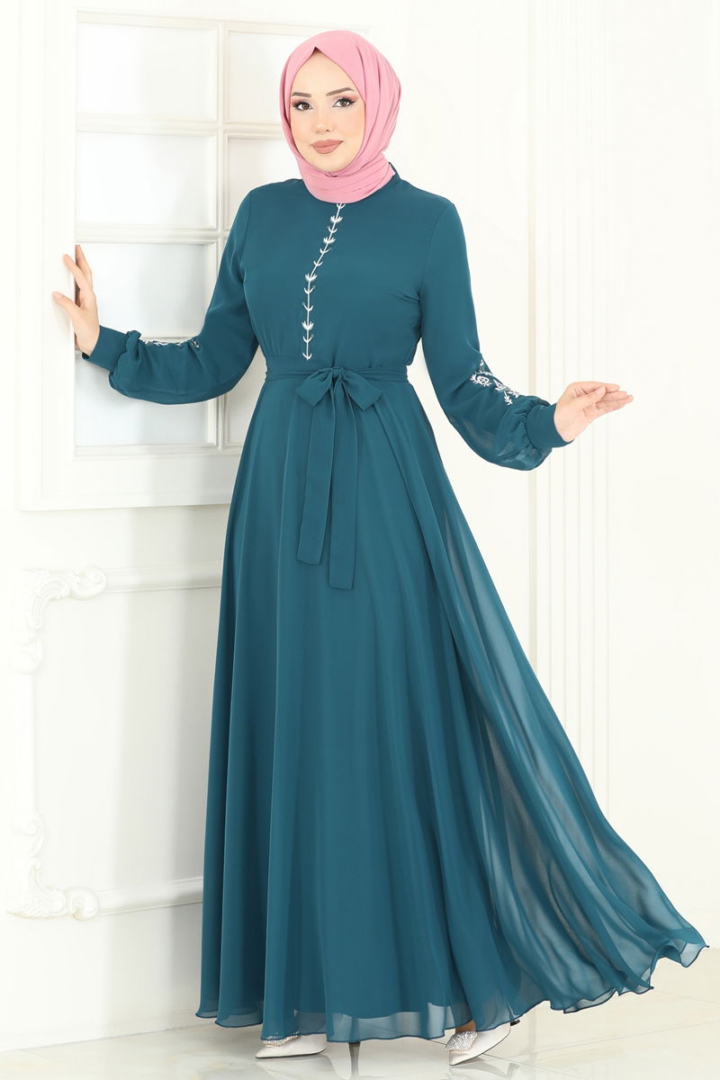 الفستان بترولي 8022AB368-MS