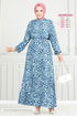Dress 803OZN1046-MS Indigo - Thumbnail