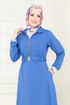 Dress 804OZN1046-MS Blue - Thumbnail