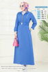 Dress 804OZN1046-MS Blue - Thumbnail