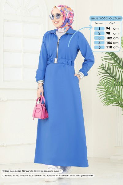 O.Z.N. - Dress 804OZN1046-MS Blue