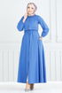 Dress 805OZN1046-MS Blue - Thumbnail