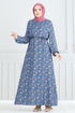 Dress 807OZN1046-MS Indigo - Thumbnail