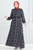 O.Z.N. - Dress 807OZN1046-MS Navy Blue