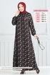 Dress 807OZN1046-MS Red & Black - Thumbnail