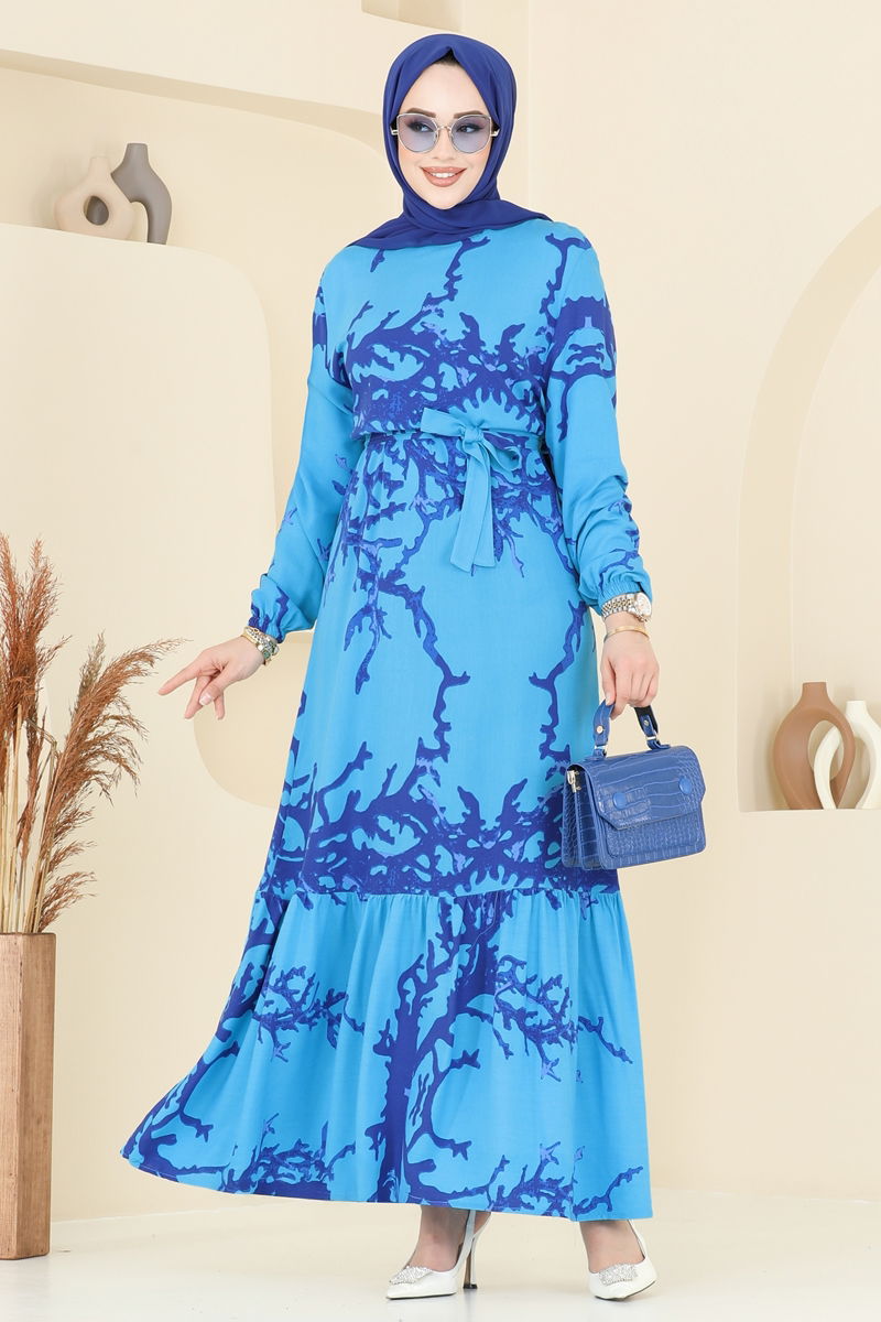 Dress 812OZN1046-MS Blue