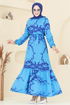 Dress 812OZN1046-MS Blue - Thumbnail
