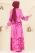 Dress 812OZN1046-MS Fuchsia - Thumbnail