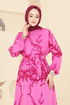 Dress 812OZN1046-MS Fuchsia - Thumbnail