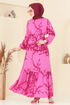 الفستان فوشي 812OZN1046-MS - Thumbnail