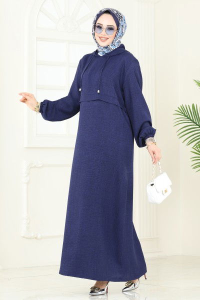 O.Z.N. - Dress 814OZN1046-MS Navy Blue