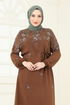 Dress 819OZN1046-MS Brown - Thumbnail