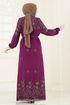 Dress 819OZN1046-MS Damson - Thumbnail