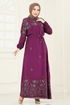 Dress 819OZN1046-MS Damson - Thumbnail