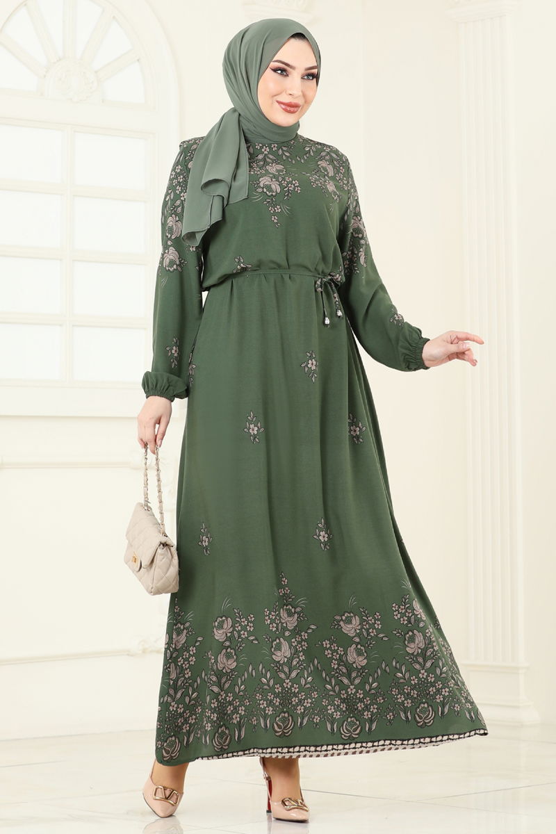 Dress 819OZN1046-MS Khaki