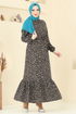 Dress 822OZN1046-MS Brown - Thumbnail