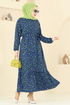 Dress 822OZN1046-MS Navy Blue - Thumbnail