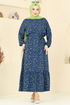 Dress 822OZN1046-MS Navy Blue - Thumbnail