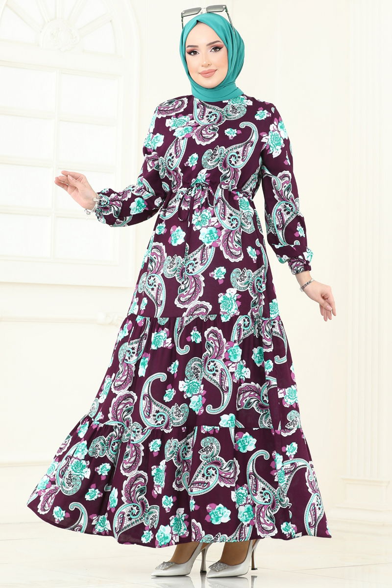 Dress 823OZN1046-MS Damson