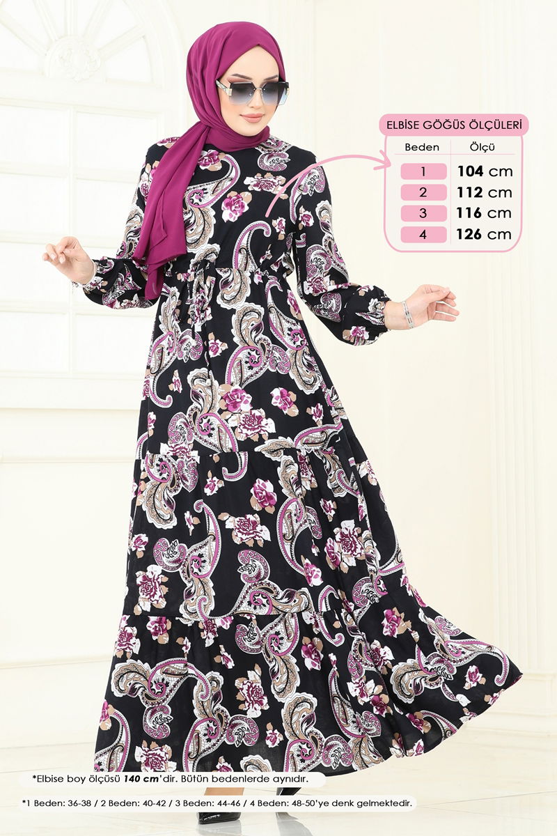 الفستان كحلي 823OZN1046-MS