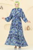 Dress 832OZN1046-MS Saxe - Thumbnail