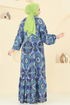 Dress 832OZN1046-MS Saxe - Thumbnail