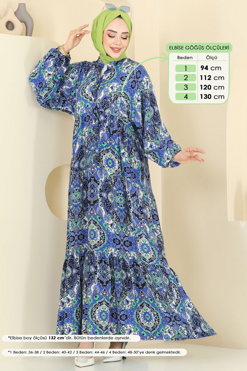 Dress 832OZN1046-MS Saxe