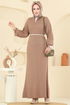Dress 8341KL398-MS Biscuit - Thumbnail