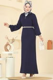 K.L. - Dress 8341KL398-MS Navy Blue