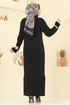 الفستان أسود 8362KL398-MS - Thumbnail