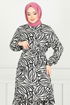 Dress 836OZR1047-M Black - Thumbnail
