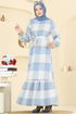 Dress 9010S324-MS Baby Blue - Thumbnail