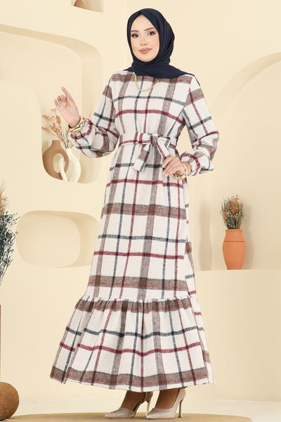 S.V.L. - Dress 9010S324-MS Stone - 401193