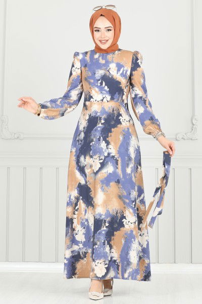 S.V.L. - Dress 9034S324-MS Vision