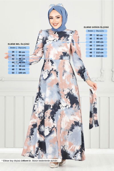 MRV S.V.L. - Dress 9035SVL982-M Navy Blue - 357071