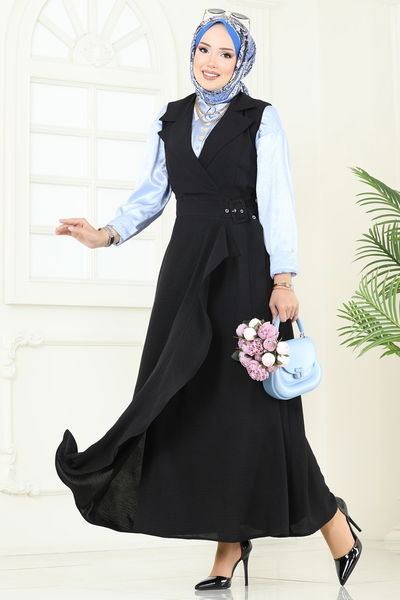 S.V.L. - DRESS 9036S324-MS Black - 364604