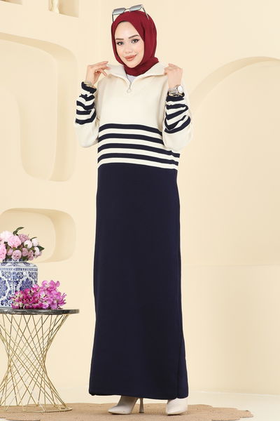 O.Z.N. - Dress 9051OZN1046-MS Navy Blue - 408326