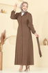 Dress 9162PLK541-MS Brown - Thumbnail
