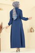 Dress 9162PLK541-MS Dark Indigo - Thumbnail