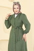 Dress 9162PLK541-MS Khaki - Thumbnail