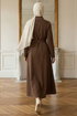 Dress 9221PL940-M Brown - Thumbnail