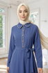 Dress 9221PL940-M Indigo - Thumbnail